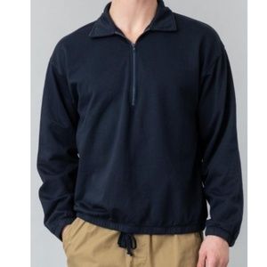 SKU S K YOU SUPIMA FLEECE 1/4 ZIP SWEATSHIRT Black  $120.00 NWT
